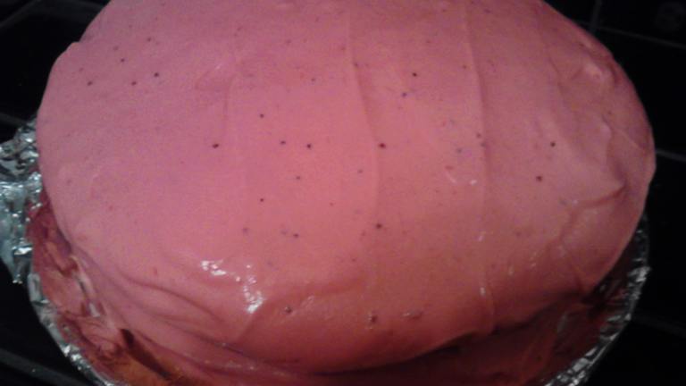 Delicious Strawberry Cake and Strawberry Cream Cheese Frosting Created by tamirasch