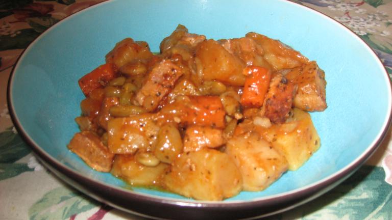 Crock Pot Pork & Bean Stew created by breezermom
