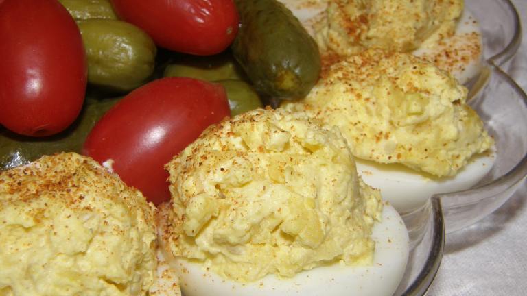 Chips and Dip Deviled Eggs Created by mydesigirl