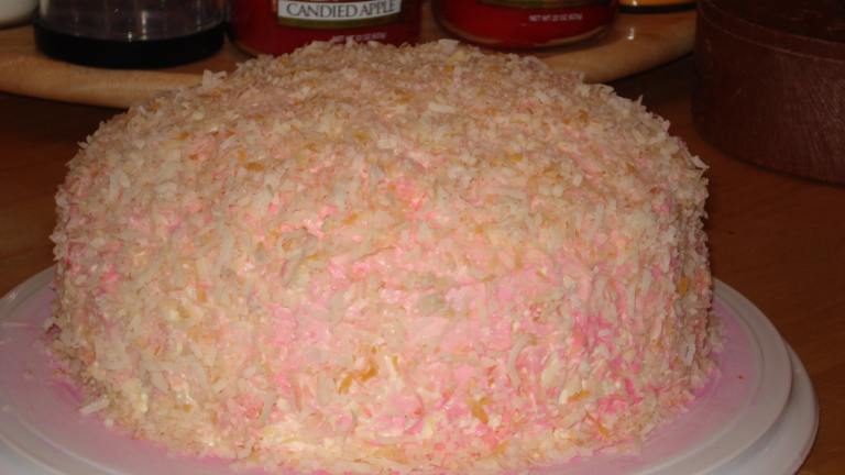 Raspberry Coconut Cake Created by Muffin Goddess