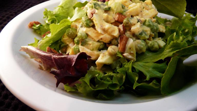 Curried Egg Salad on Greens Created by PaulaG