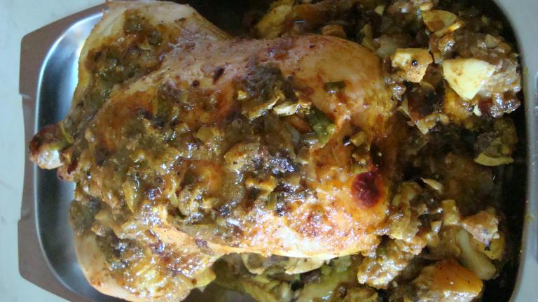 Indian Style Stuffed Roast Chicken Recipe Food com