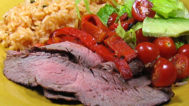 Marinated Grilled Beef Fajitas created by dianegrapegrower