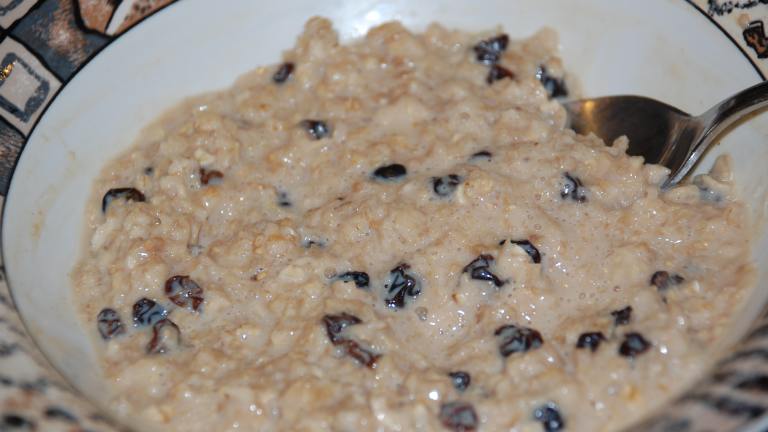 Chai & Raisin Oatmeal (Porridge) Created by Mommy Diva