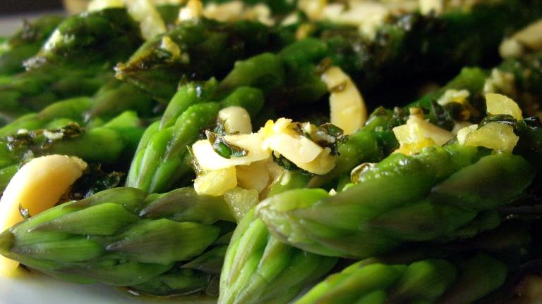 Steamed Asparagus With Almond Butter created by AmandaInOz
