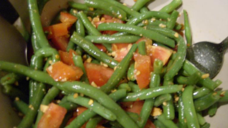 asian green bean salad food image