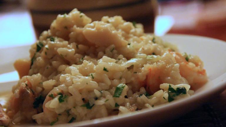 Seafood Risotto Created by Dr. Jenny
