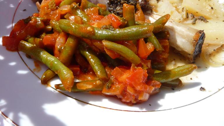 Green Beans Greek Style Created by Tea Jenny