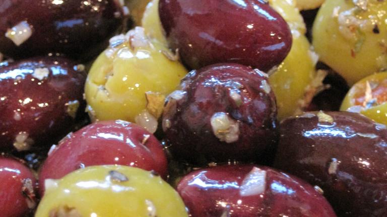 Warm Greek Garden Olives (Semi-Homemade) created by magpie diner