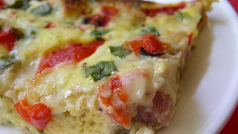 Frittata With Ham and Roasted Pepper created by Bayhill