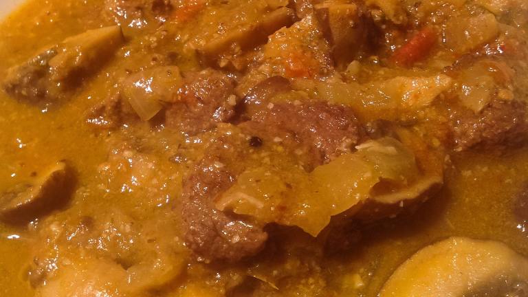 Indian Beef and Mushroom Curry Created by jimhand
