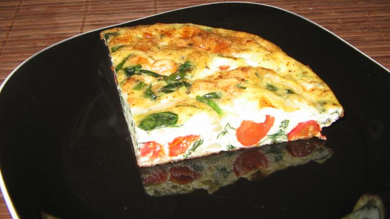 Blue Cheese Spinach Frittata created by catalinacrawler