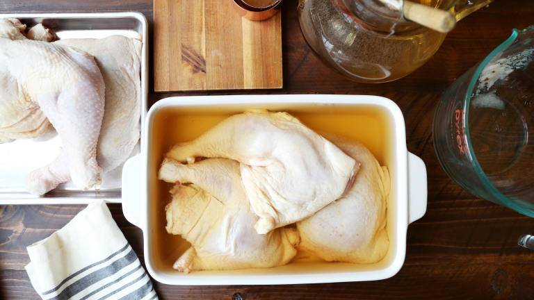 Basic Brine for Juicy, Tender Chicken or Turkey Created by Jonathan Melendez 