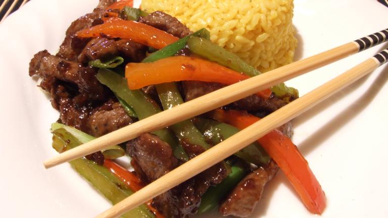 Stir-Fried Shredded Beef With Peppers created by Peter J