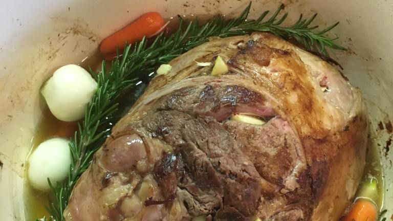 Gigot De Sept Heures (French Seven Hour Roast Lamb) created by dalynino