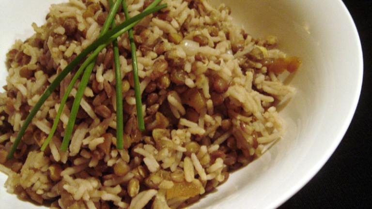 Onion Lentils and Rice created by Ninna