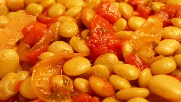 Yigandes Plaki - Greek Baked Beans & Tomato Casserole created by Mulligan