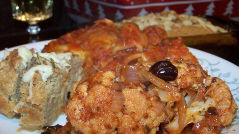 Cauliflower and Olives (Greece) Created by Rita1652