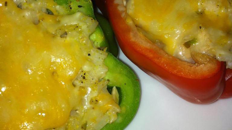 Weight Watchers Chicken and Rice Stuffed Bell Peppers created by Dulce56duce