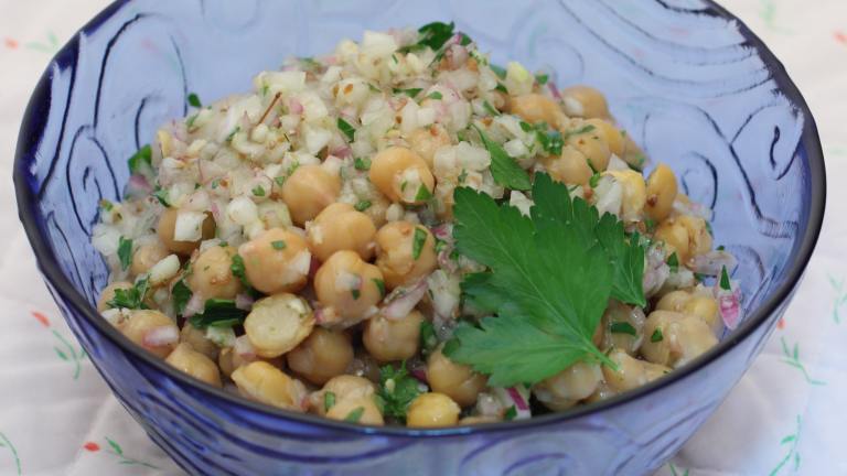 Chickpea Salad With Garlic-Cumin Vinaigrette Created by Peter J