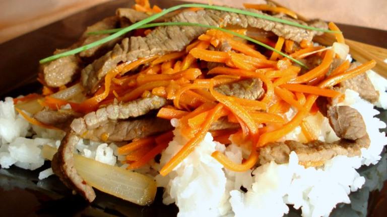 Citrus-Beef Stir-Fry With Carrots (Ww) Created by Marg CaymanDesigns 