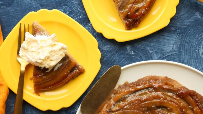 Slow Cooker Banana Upside Down Cake created by Probably This