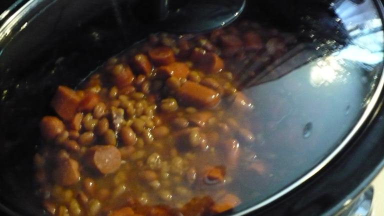 Crock Pot Hot Dogs / Franks and Beans -- Easy Created by petlover