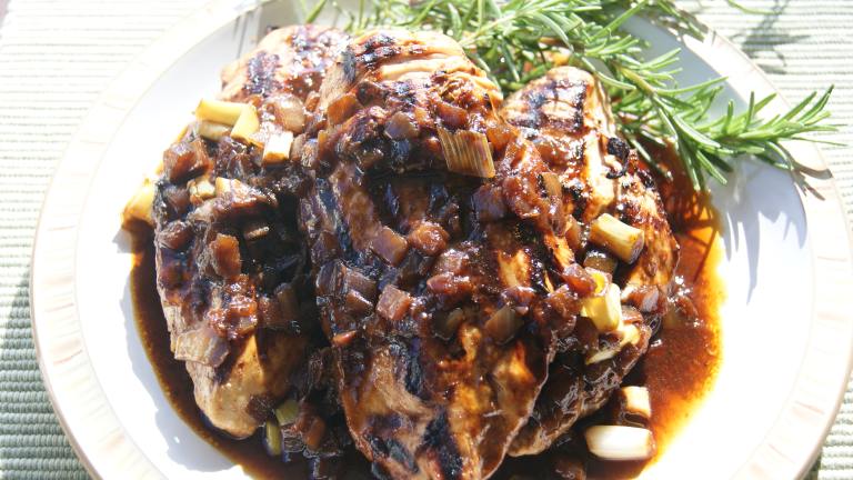 Chicken in Balsamic Barbecue Sauce Created by CaliforniaJan