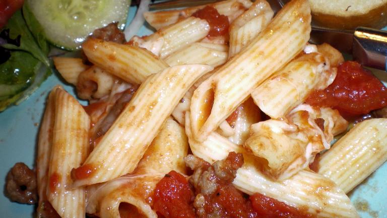 Italian Sausage and Penne Bake Created by Julie Bs Hive