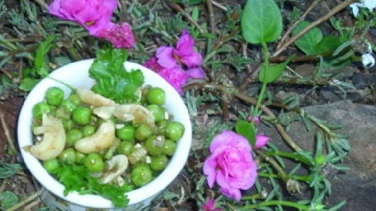 Balsamic Cashew Pea Salad Created by Karen Elizabeth