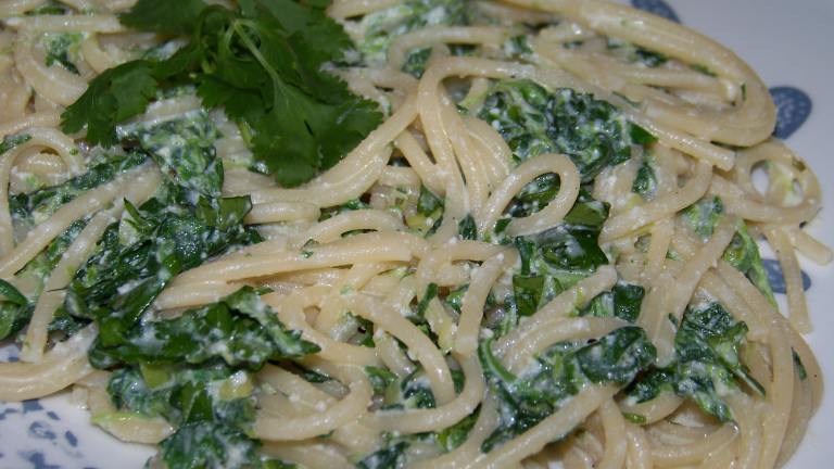 Pasta and Spinach With Ricotta and Herbs Created by gertc96
