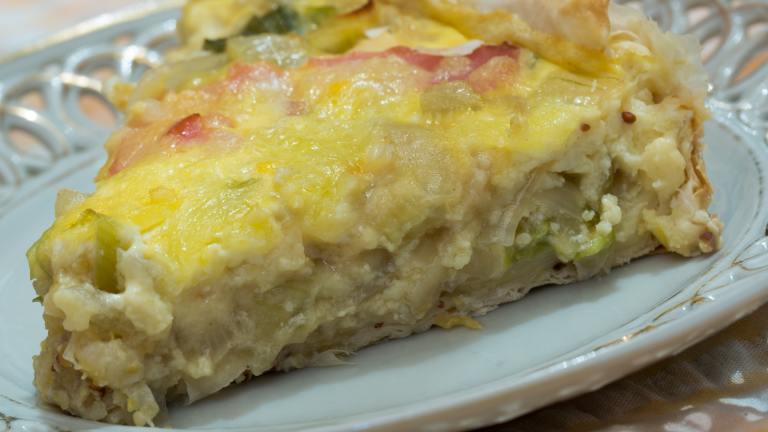 Canadian Bacon and Onion Tart created by Peter J