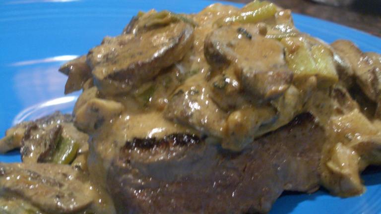 Steak Fillet With Mushrooms Created by chia2160