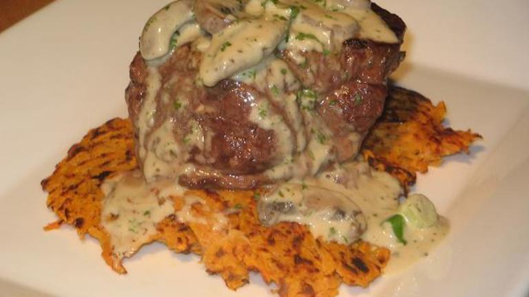 Steak Fillet With Mushrooms Created by The Flying Chef