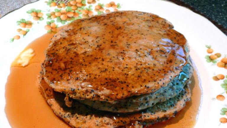 Orange- Poppy Seed Pancakes Created by Outta Here