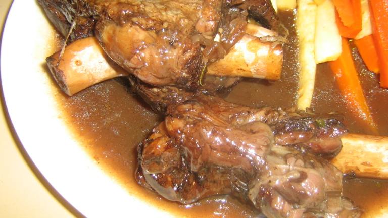 Braised Lamb Shanks With Caramelized Vegetables Created by ImPat