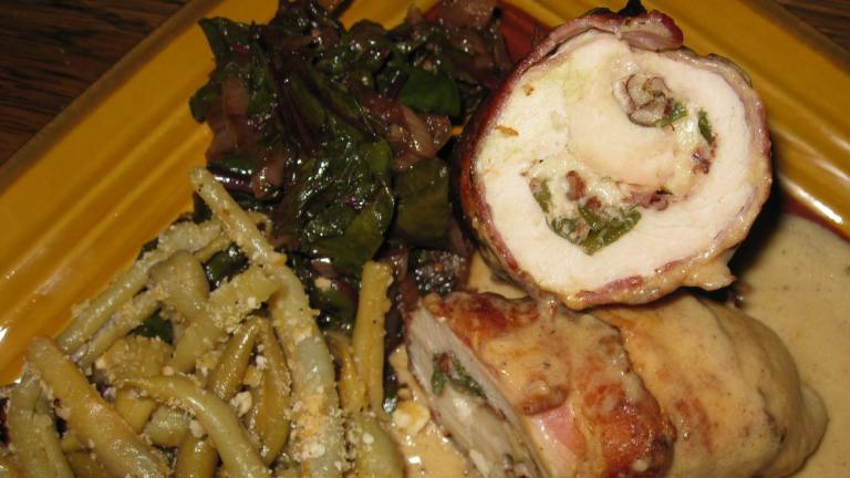 Rachael Ray's Bacon Wrapped Chicken With Blue Cheese and Pecans Created by BarbryT