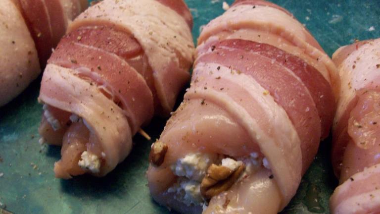 Rachael Ray's Bacon Wrapped Chicken With Blue Cheese and Pecans Created by 2Bleu