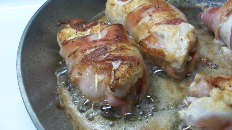Rachael Ray's Bacon Wrapped Chicken With Blue Cheese and Pecans Created by 2Bleu