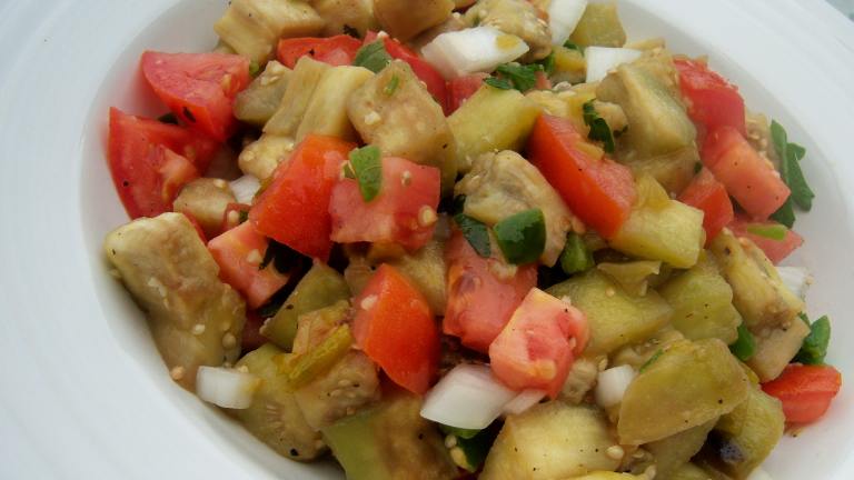 Diced Eggplant (Aubergine) Salad created by Parsley