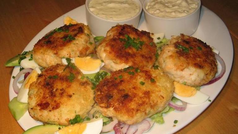 Cod Patties With Two Dipping Sauces created by The Flying Chef