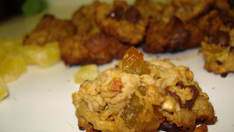 Tropical Dried Fruit Choc Chip Cookies With a Crunch Created by For Goodness Bake