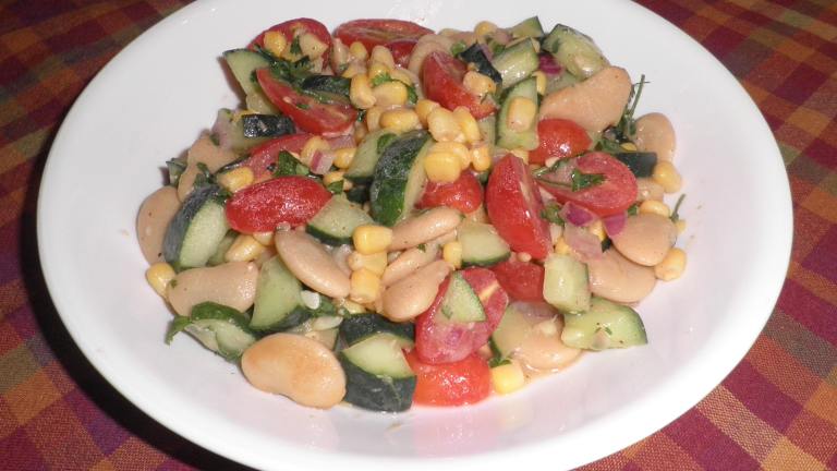 Easy Summer  "mexican" Butter Bean Salad Created by nanpie