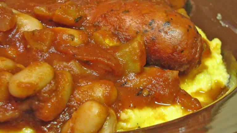 Hearty Sausage, Bean and Red Wine Casserole Created by loof751