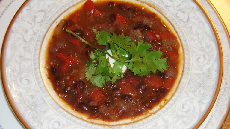 Spiced Black Bean Soup created by mersaydees