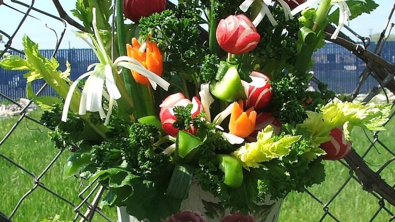 Vegetable Party Bouquet created by Karen From Colorado