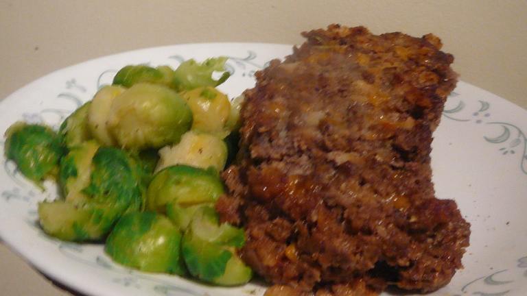 Ketchup-Less Meatloaf Created by BLUE ROSE