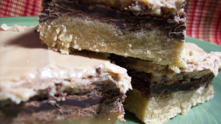 Triple Layer Peanut Butter Bars Created by Chef shapeweaver 