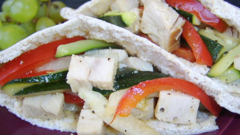 Smoked Turkey Stuffed Pitas created by LifeIsGood