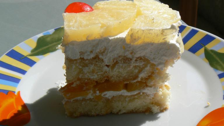 Pineapple-Yoghurt Ladyfinger Dessert created by joanna_giselle